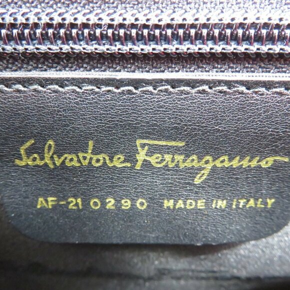 SALVATORE FERRAGAMO Red Leather Shoulder Bag - Picture 6 of 7